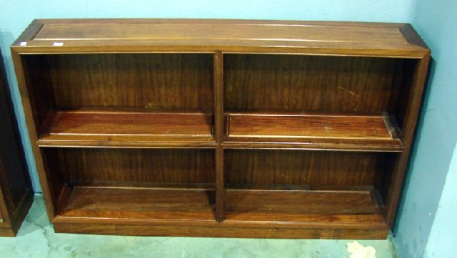 Appraisal: A low Chinese bookcases in rosewood x x cm