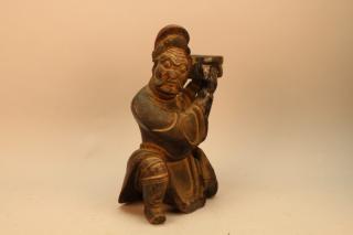 Appraisal: Antique Carved Chinese Figure Height in