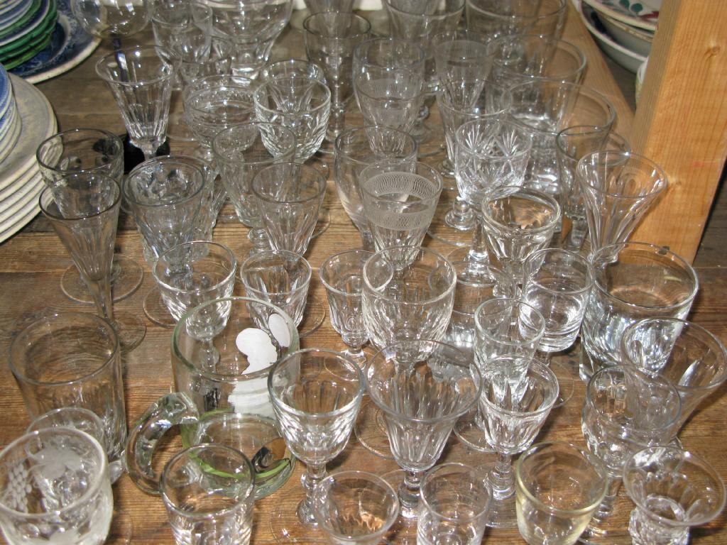 Appraisal: A variety of th Century and later drinking glasses -