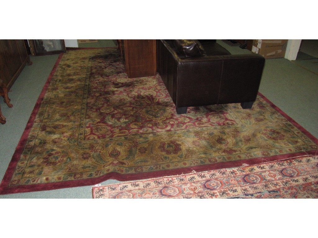 Appraisal: Indian wool rug