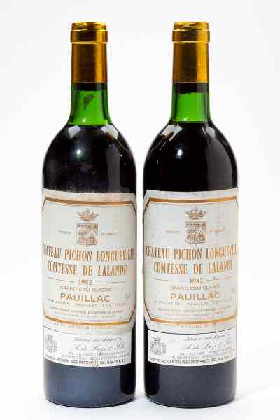 Appraisal: Chateau Pichon LalandePauillac bottles ts hs lbsl''One of the monumental