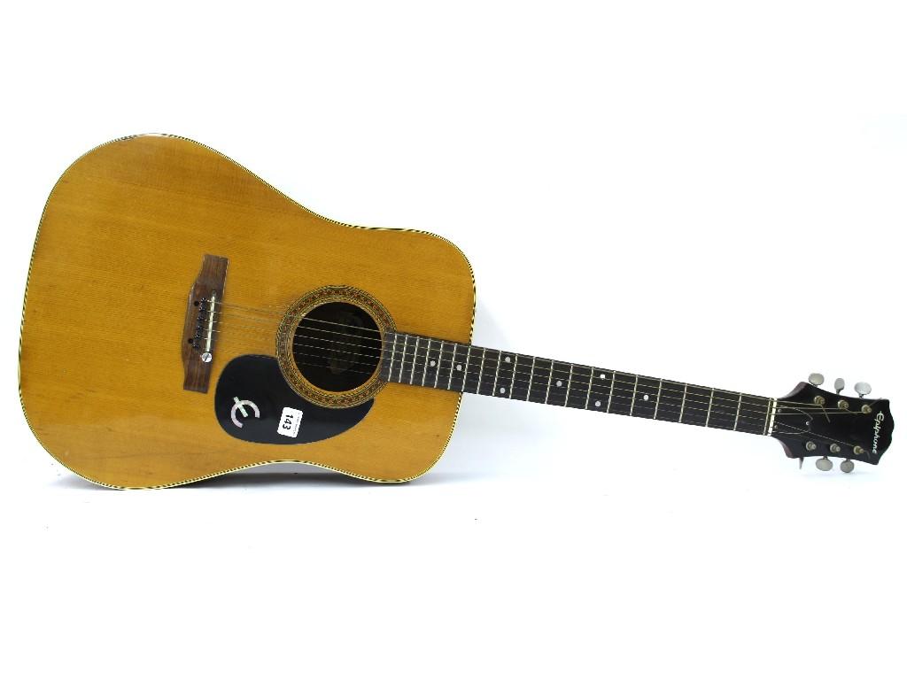 Appraisal: Epiphone FT- BARD acoustic guitar fret rosewood fingerboard with dot