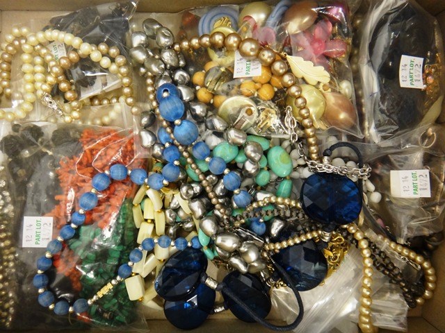 Appraisal: Mostly jewellery comprising bead and other necklaces including branch coral