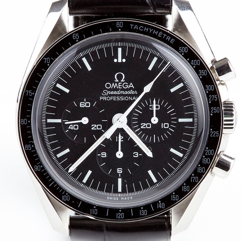 Appraisal: Omega Speedmaster Moonwatch Big Box Omega Switzerland One stainless steel