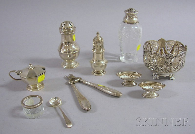 Appraisal: Nine English Sterling Silver Items including a Gorham sterling handled