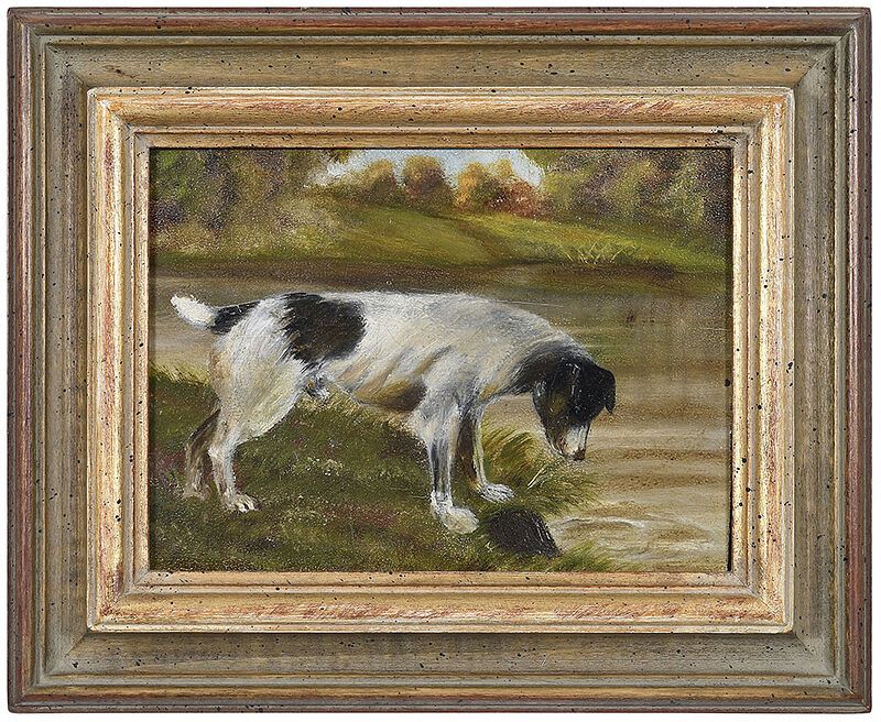 Appraisal: American School th century A Jack Russell unsigned inscribed in