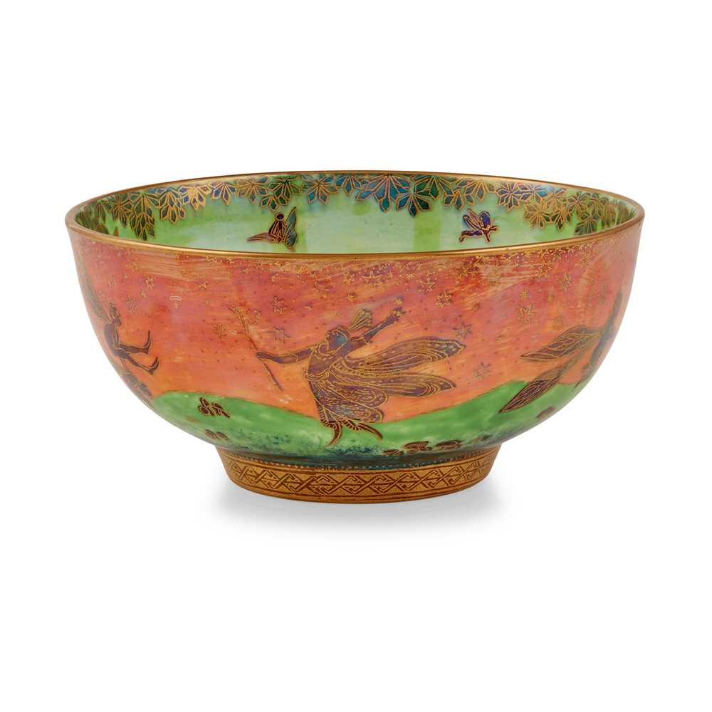 Appraisal: DAISY MAKEIG-JONES - FOR WEDGWOOD 'FAIRYLAND' LUSTRE BOWL CIRCA lustre-glazed