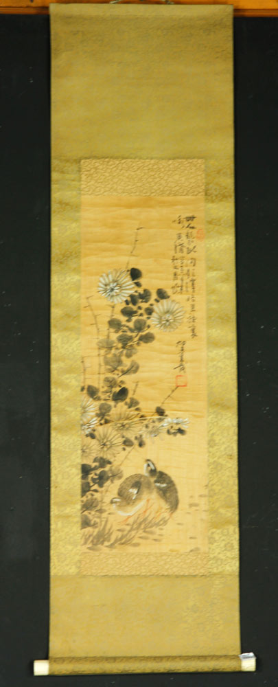 Appraisal: - Japanese Scroll Painting Scroll painting Japan h x w