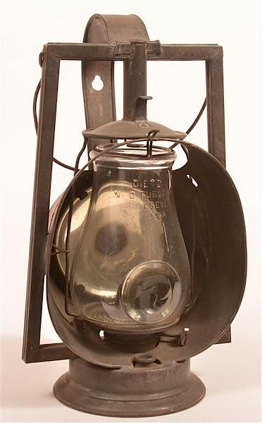 Appraisal: Dietz Acme Inspector Lamp Dietz Acme Inspector Lamp Colorless glass