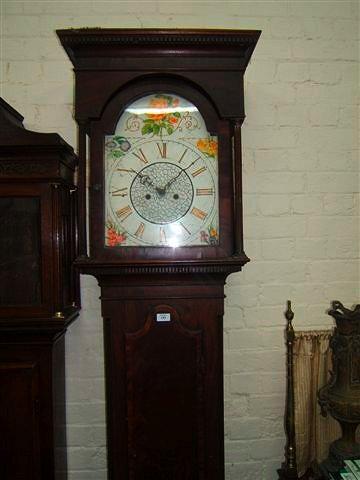 Appraisal: An early th Century mahogany eight day long case clock