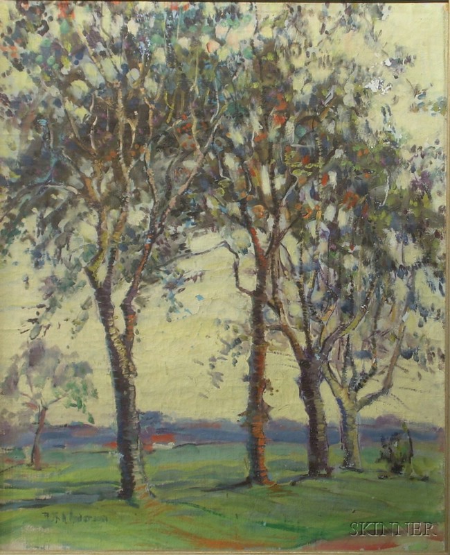 Appraisal: Ruth A Anderson American - Spring Landscape Signed Ruth A