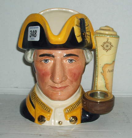 Appraisal: Large Size Character Jug Captain James Cook D Boxed