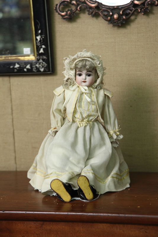 Appraisal: SMALL BISQUE HEAD DOLL Marked ''Made In Germany'' Brown sleep