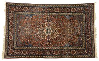 Appraisal: IMPORTANT FERRAGHAN SAROUK RUG CENTRAL PERSIA IMPORTANT FERRAGHAN SAROUK RUG