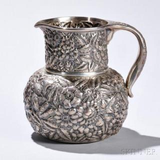 Appraisal: Whiting Sterling Silver Pitcher New York late th early th