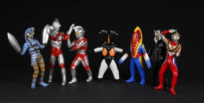 Appraisal: Lot of Vinyl Figures Description Japanese Yamanaya etc Condition Very