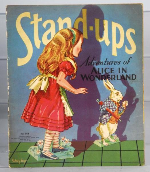 Appraisal: Alice in Wonderland Standup Paper Doll Set Description Circa Set