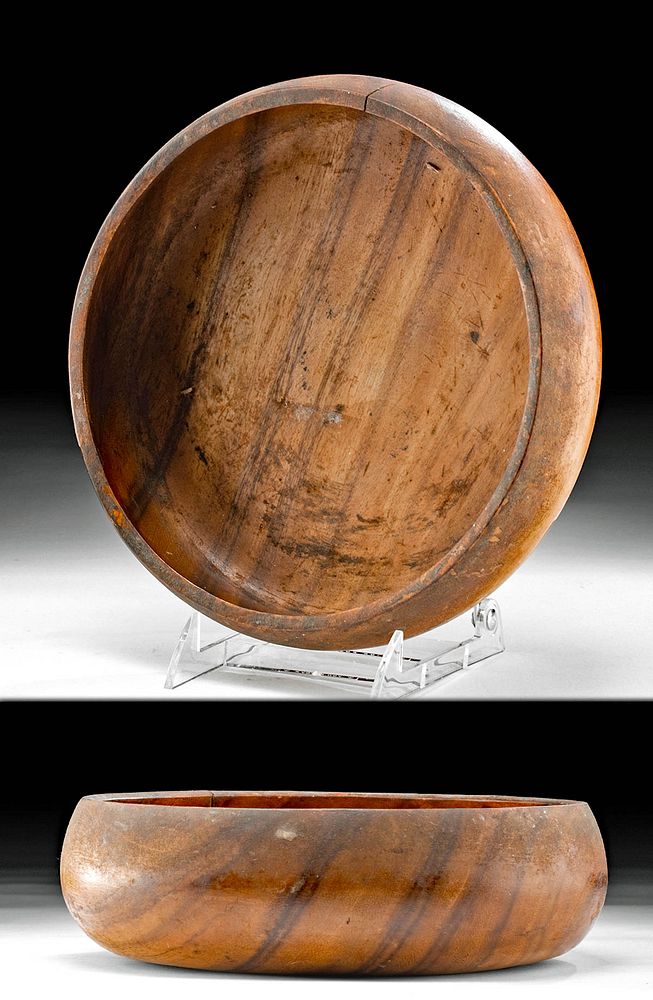 Appraisal: Mid th C Hawaiian Monkey Pod Wood Bowl North Pacific