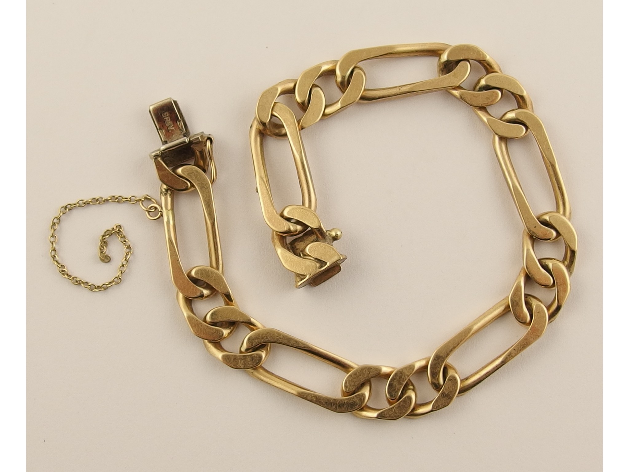 Appraisal: A ct Italian made fancy chain braceletweight approx gms length