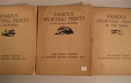 Appraisal: Lot Sporting Publications Autograph material ephemera The Studio Famous Sporting