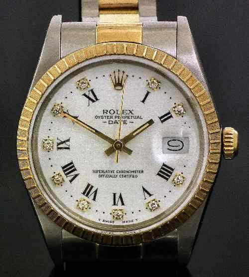 Appraisal: A modern Gentleman's Rolex Oyster Perpetual Date wristwatch No the