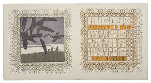 Appraisal: VIENNA SECESSION Ver Sacrum Kalender Sonderheft Illustrated with original color