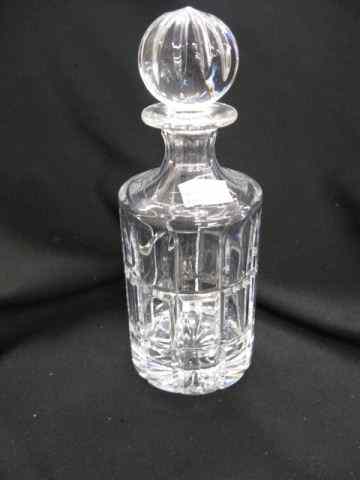 Appraisal: Cut Crystal Decanter block pattern '' excellent