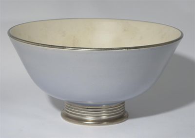 Appraisal: A rare Wedgwood earthenware footed bowl designed by Keith Murray