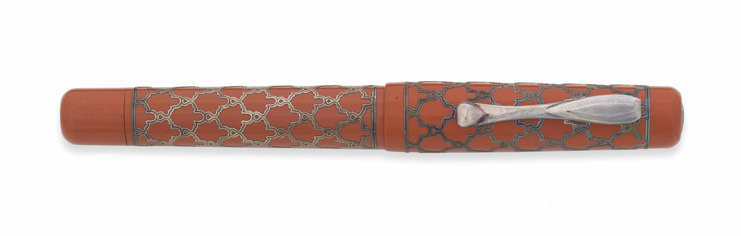 Appraisal: VISCONTI Alhambra Limited Edition Fountain Pen Sterling silver latticework over