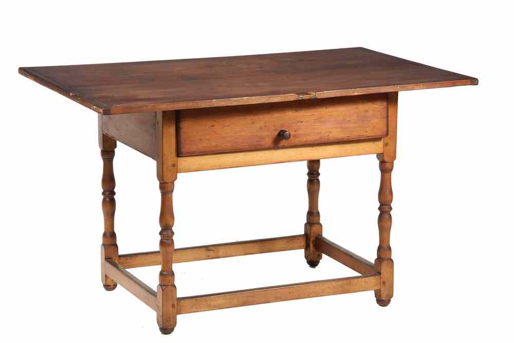 Appraisal: TAVERN TABLE - First half th c New England maple