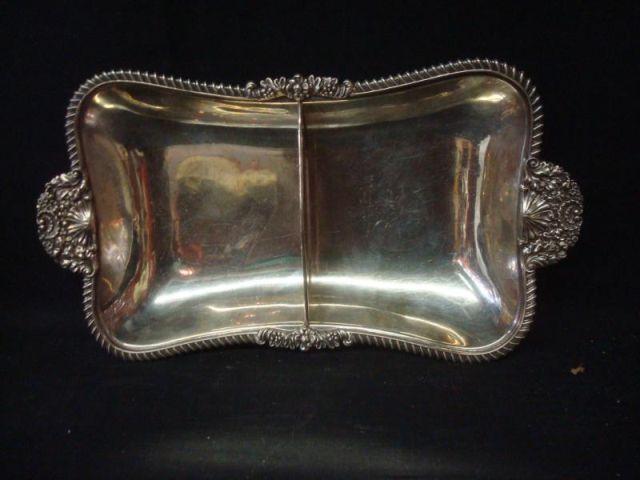 Appraisal: Silverplate Service Dish From a Hartsdale home Dimensions x