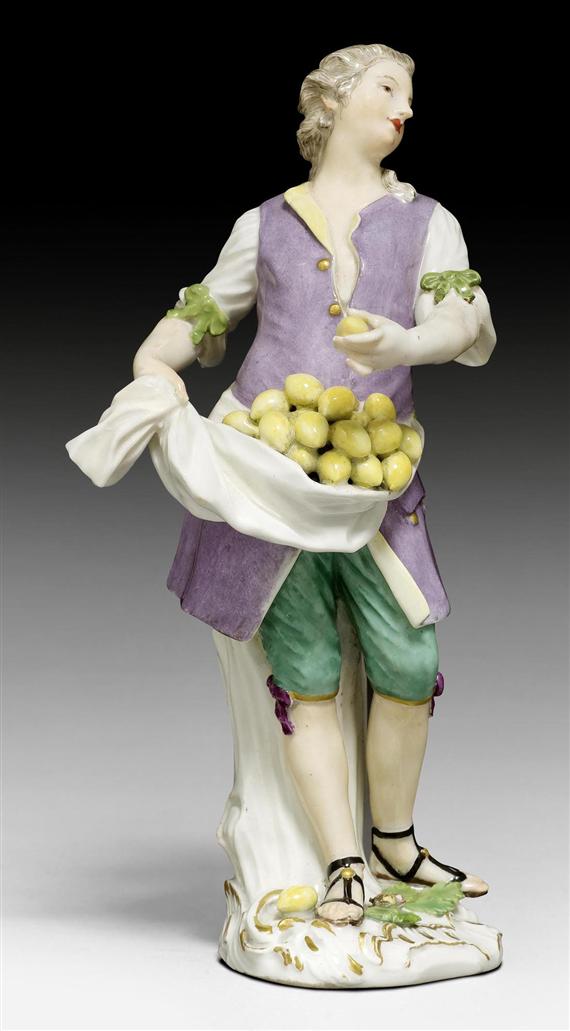 Appraisal: CRIS DE PARIS' LEMON SELLER MEISSEN CIRCA Model by J