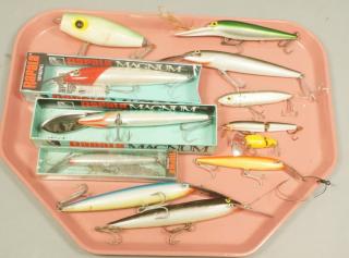 Appraisal: pc Vintage Fishing Lure Lot Several RAPALA sin pc Vintage