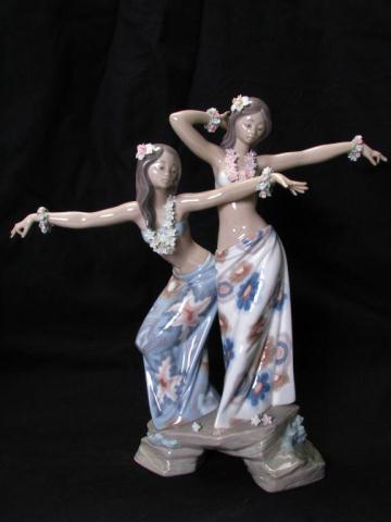 Appraisal: Lladro ''Tahitian Dancing Girls'' no box issue year retired year