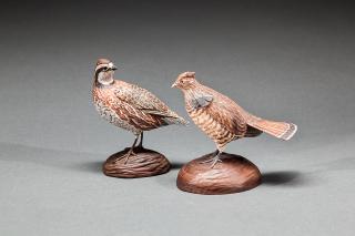 Appraisal: Miniature Ruffed Grouse and Quail Davison B Hawthorne b Seaford