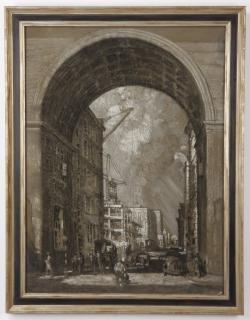 Appraisal: Herbert Richter signed charcoal on paper Early th century pastel