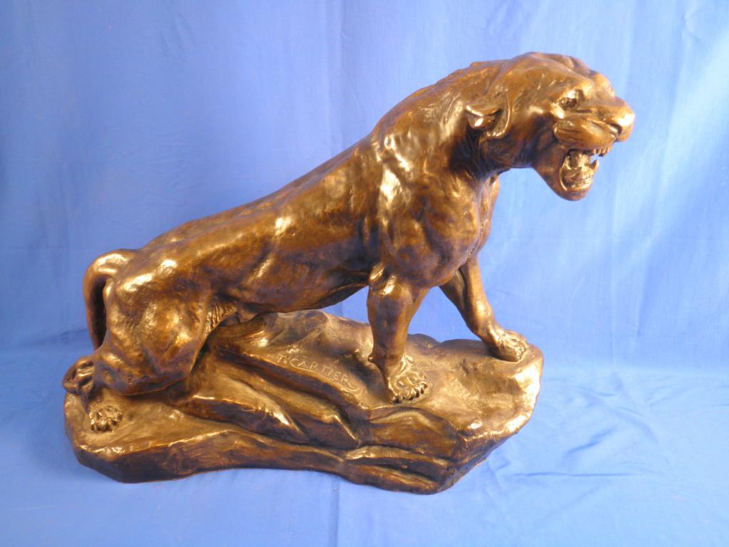 Appraisal: Thomas Cartier French - A bronzed electro type figure of