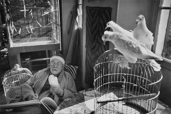 Appraisal: Henri Cartier-Bresson - Henri Matisse Vence Gelatin silver print printed