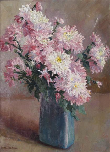 Appraisal: ISABEL RENTSCHLER american th century Still Life with flowers Signed