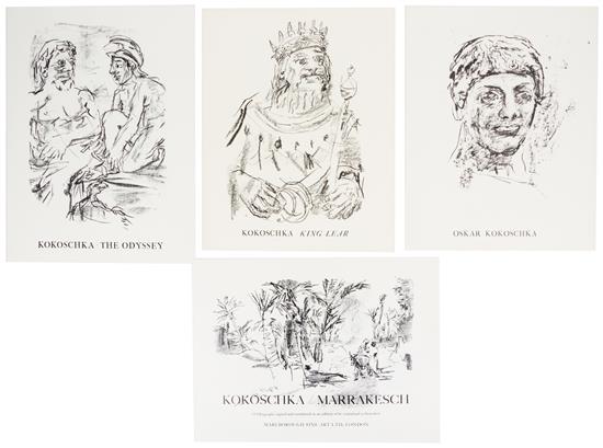 Appraisal: Sale Lot A Group of Oskar Kokoschka Posters Marrakech x