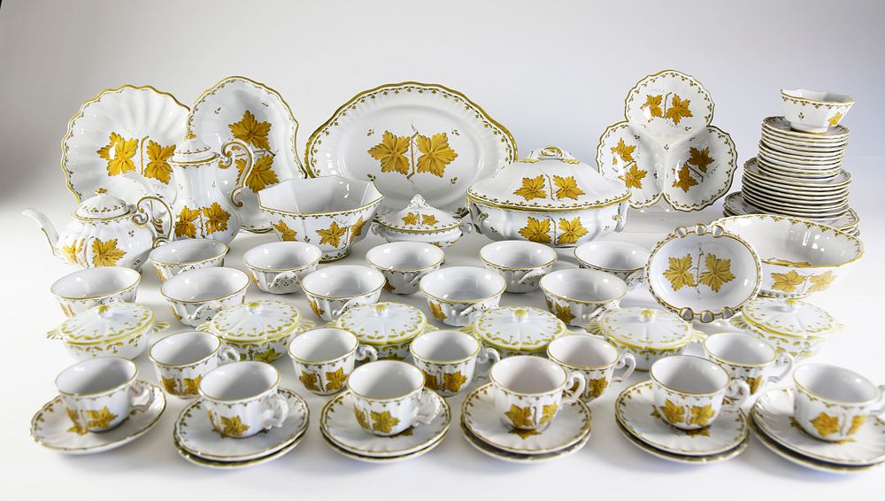 Appraisal: Large Collection of Italian Yellow Ceramic Ware Large Collection of