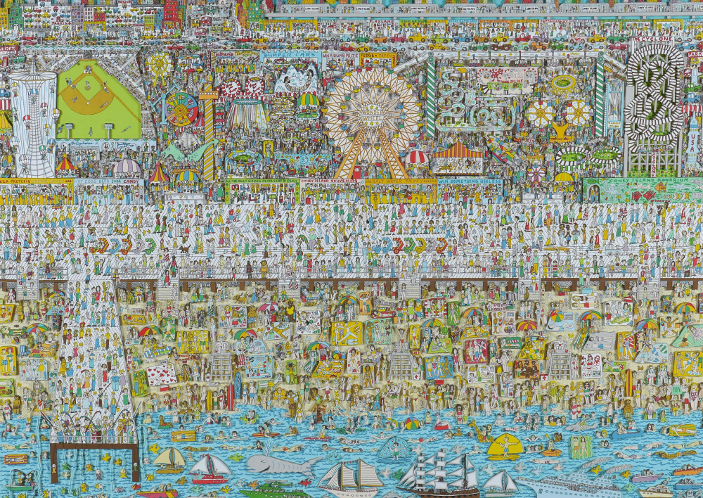 Appraisal: RIZZI James American - ''Last Stop is Coney Island'' -D