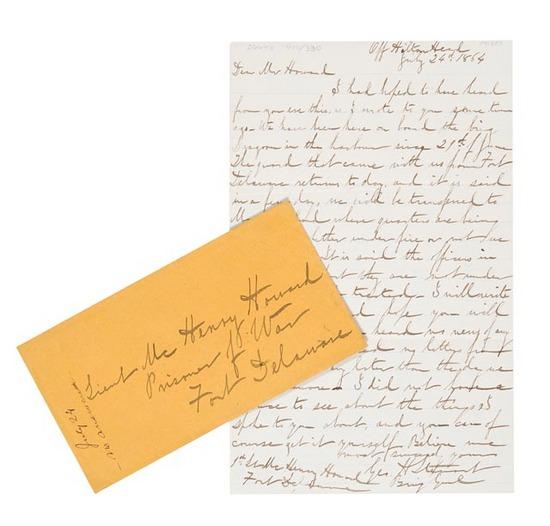 Appraisal: George Hume STEUART - Immortal Autograph Letter Signed Geo H