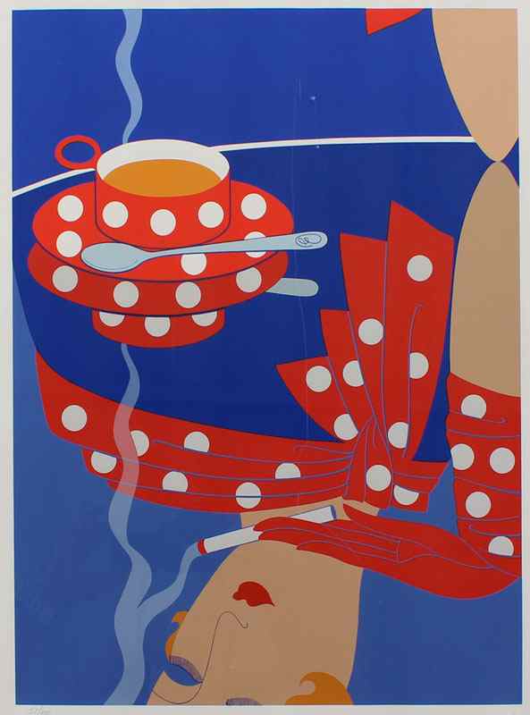 Appraisal: ERTE REFLECTIONS SERIGRAPH ''Reflections'' Serigraph sight size '' x ''