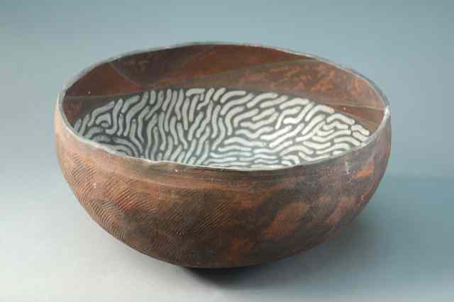 Appraisal: KURT WEISER STONEWARE POTTERY BOWL American born with works in