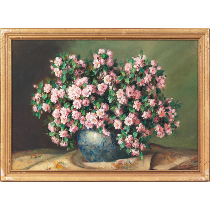 Appraisal: Alfio Paolo Graziani Italian - Floral Still Life c oil