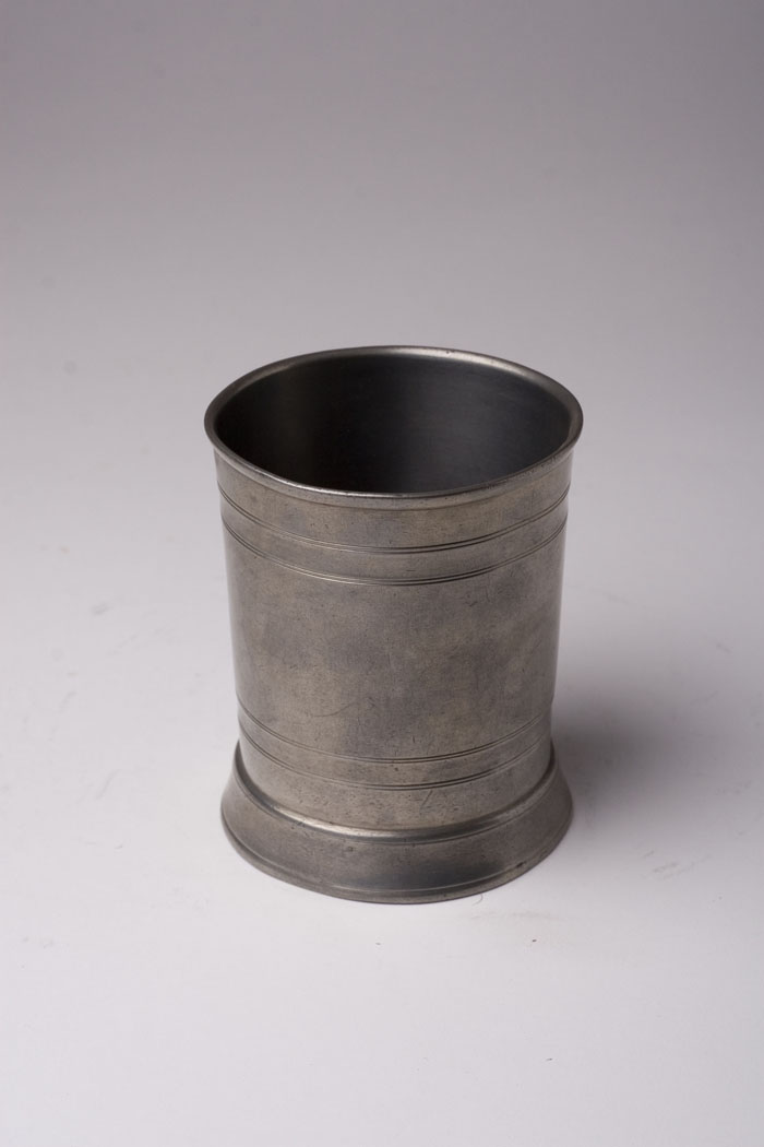 Appraisal: PEWTER BEAKER ATTRIBUTED TO DAVID B MOREY AND R H