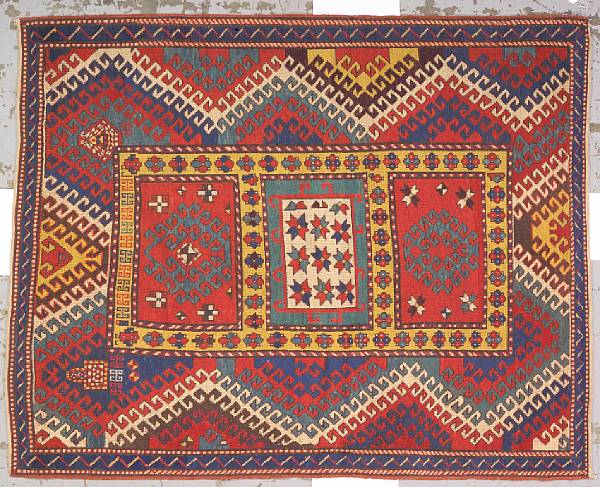 Appraisal: A Kazak Bordjalu rug Caucasus late th century size approximately