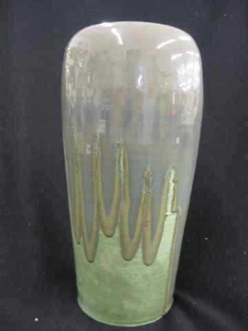 Appraisal: Pisgah Forest Art Pottery Vase fine slip glaze '' tall