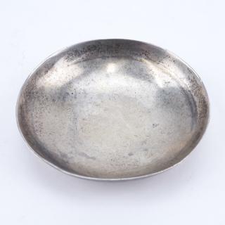 Appraisal: Vintage William Spratling Mexico Sterling Silver Nut Dish Signed Surface